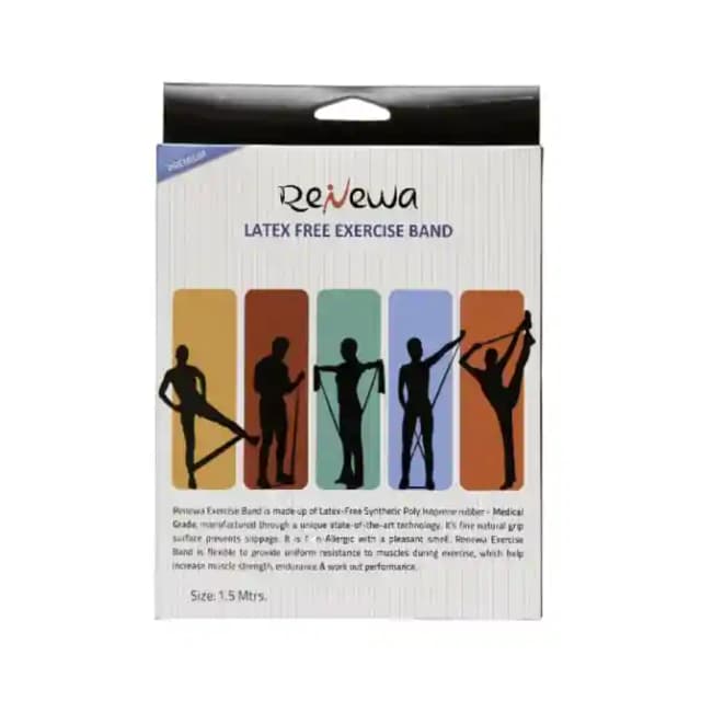 Renewa Latex Free Exercise Band Black (1 Packet Of 1 Band)