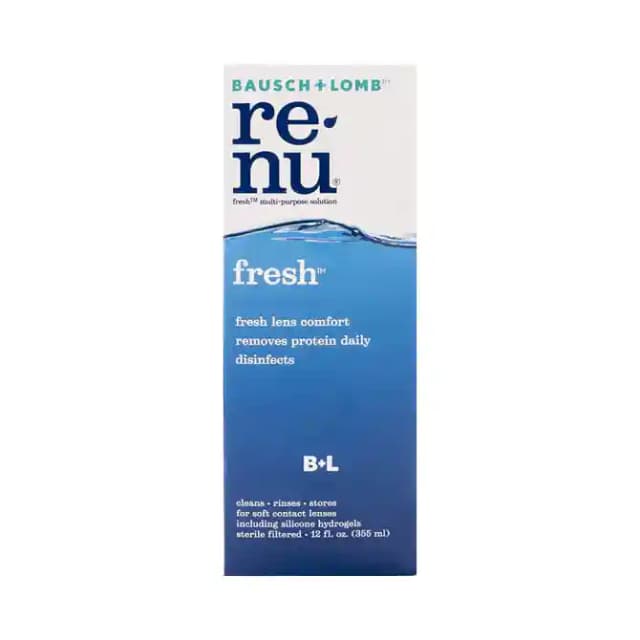 Renu Fresh Solution (1 Bottle of 355 ml Solution)
