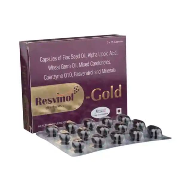 Resvinol Gold (1 Strip Of 15 capsules)