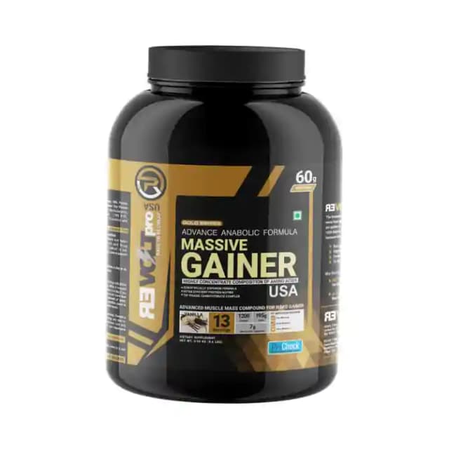 Revoltpro Massive Gainer Vanilla (1 Jar Of 4 kg Powder)