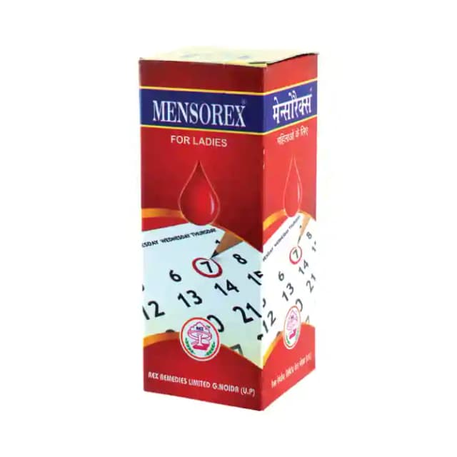 Rex Mensorex Syrup (1 Bottle of 100 ml Syrup)