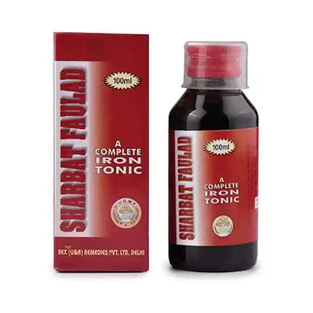 Rex Sharbat Faulad (1 Bottle of 100 ml Liquid)
