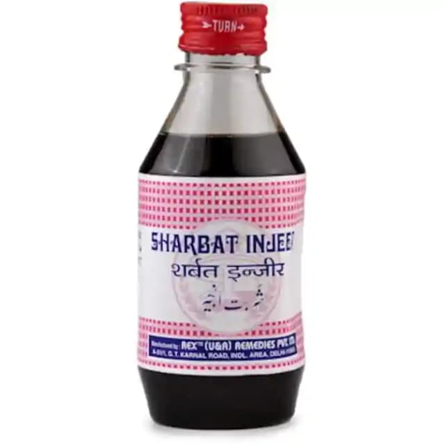 Rex Sharbat Injeer (1 Bottle of 200 ml Liquid)