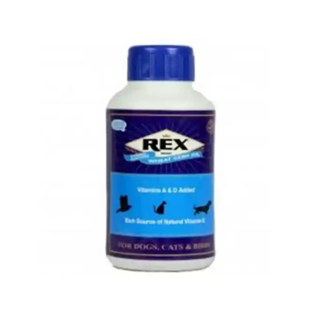 REX Wheat Germ Oil for Dogs & Cats (1 Bottle of 500 ml Pet Food)