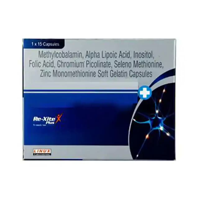 Rexite Plus (1 Strip Of 15 capsules)