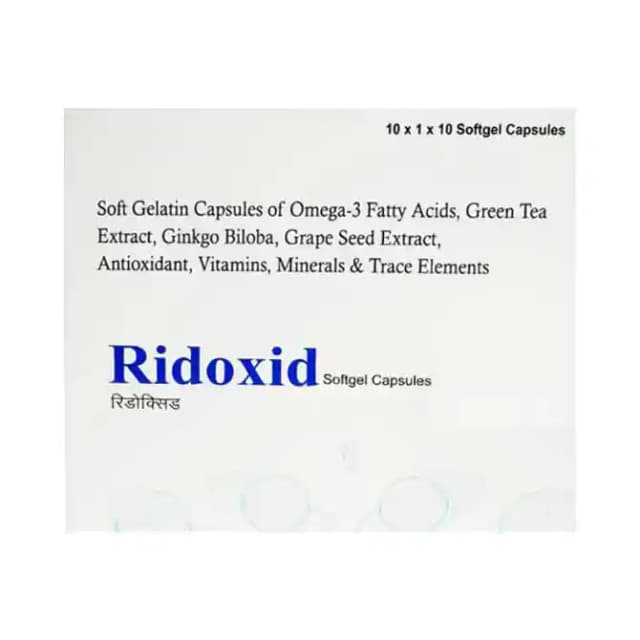Ridoxid Softgel (1 Strip Of 10 soft gelatin capsules)