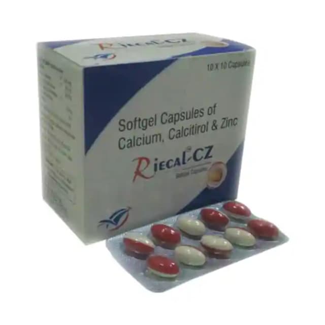 Riecal CZ Soft Gelatin (1 Strip Of 10 soft gelatin capsules)