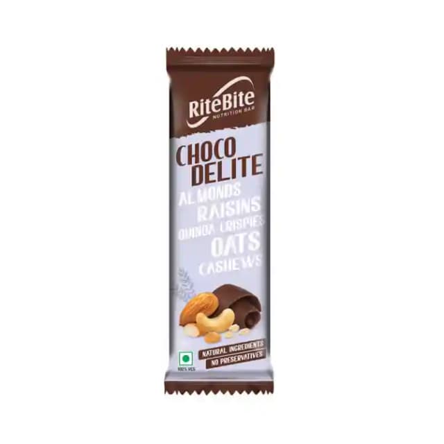 RiteBite Nutrition Bar Choco Delite Buy 1 Get 1 Free (1 Box Of 12 bars)