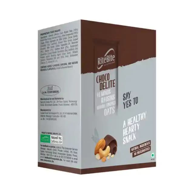 RiteBite Nutrition Bar Choco Delite (1 Box Of 6 bars)