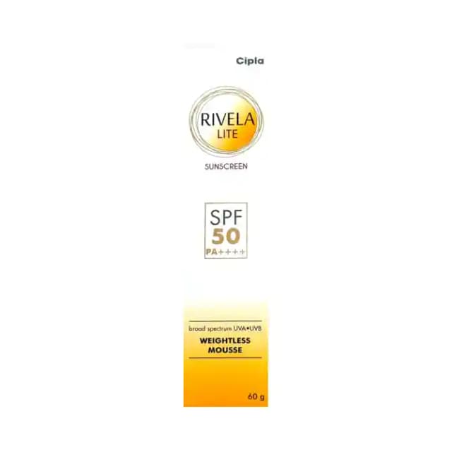 Rivela Lite SPF 50+ Cream (1 Tube Of 60 gm Cream)