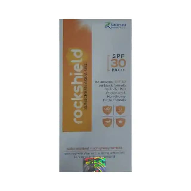 Rockshield Sunscreen Aqua Gel SPF 30 (1 Bottle of 50 ml Gel)