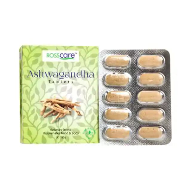 Rosscare Ashwagandha (1 Packet Of 60 tablets)