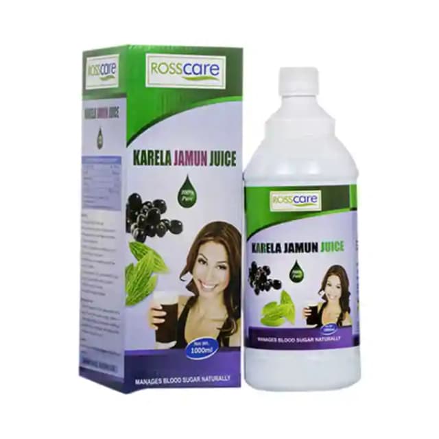 Rosscare Karela Jamun Juice (1 Bottle of 1 Ltr Juice)