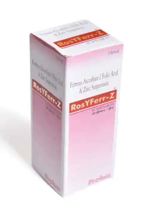 Rosyferr Z Syrup (1 Bottle of 200 ml Syrup)