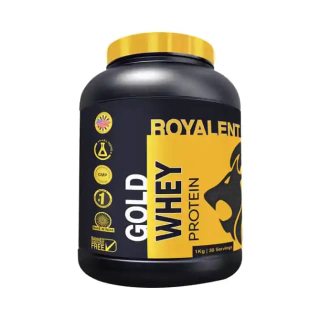 Royalent Gold Whey Protein Coffee (1 Jar Of 1 kg Powder)