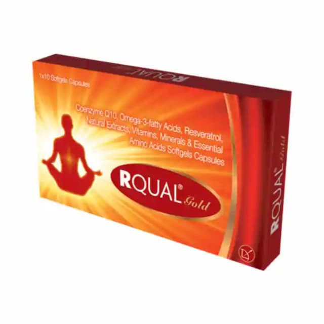 Rqual Gold Soft Gelatin (1 Strip Of 10 soft gelatin capsules)