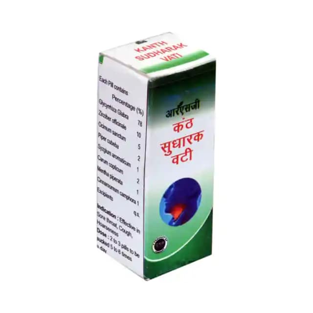 RSG Kanth Sudharak Vati (1 Bottle of 10 gm tablets)