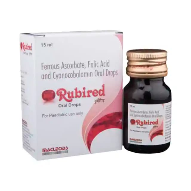 Rubired Paediatric Drops (1 Bottle of 15 ml Drop)