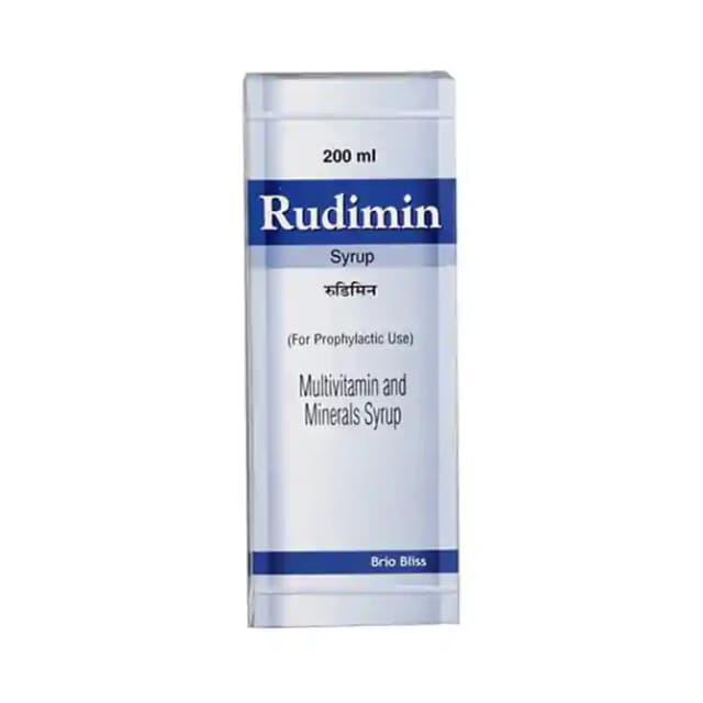 Rudimin Syrup (1 Bottle of 200 ml Syrup)