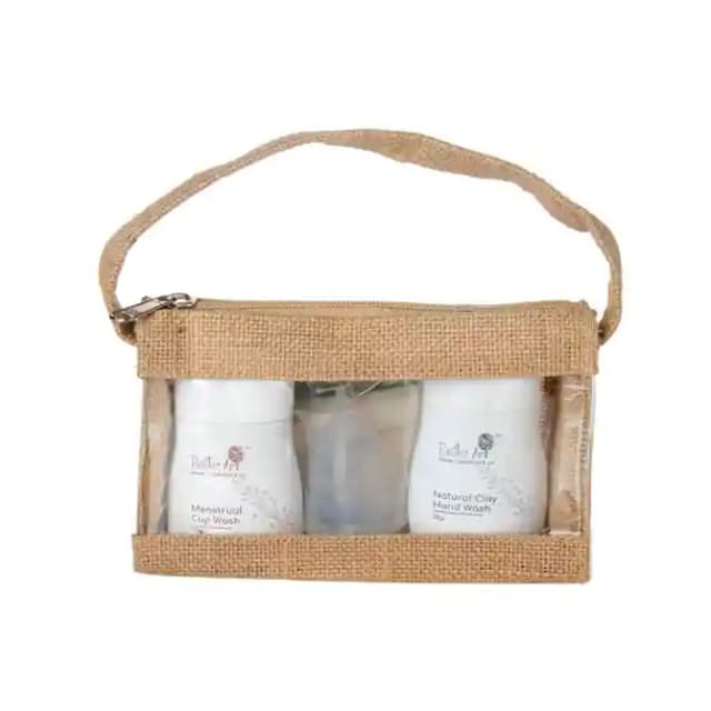 Rustic Art Menstrual Cup Kit Large (1 Pouchof1 Kit)