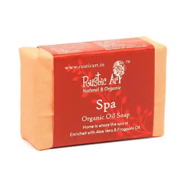 Rustic Art Organic Oil Soap Spa (1 Packet Of 100 gm Soap)