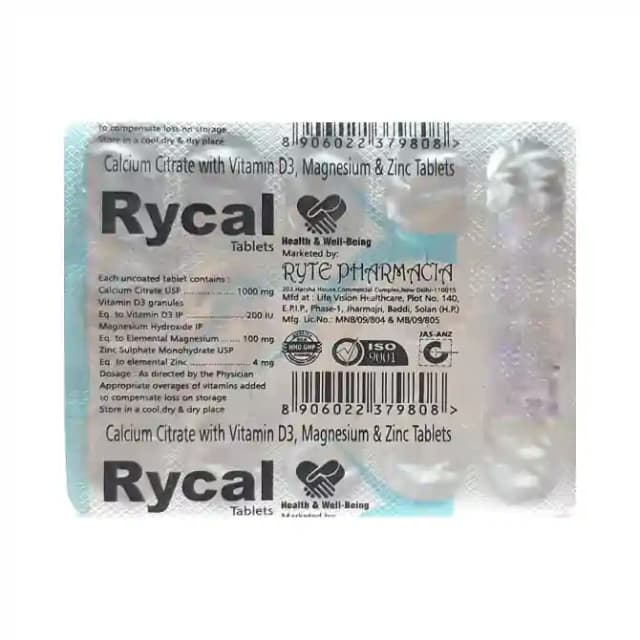 Rycal (1 Strip Of 15 tablets)