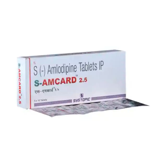 S Amcard 2.5 (10 tablets in 1 strip)