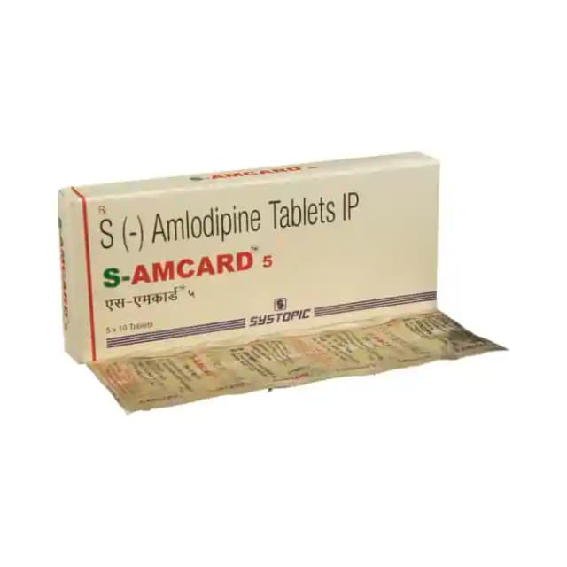 S Amcard 5 (10 tablets in 1 strip)