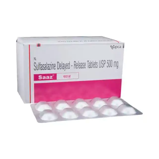 Saaz 500mg (10 tablets DR in 1 strip)