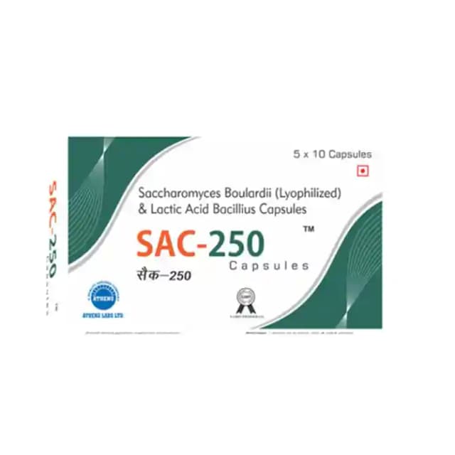 Sac 250mg (1 Strip Of 10 capsules)