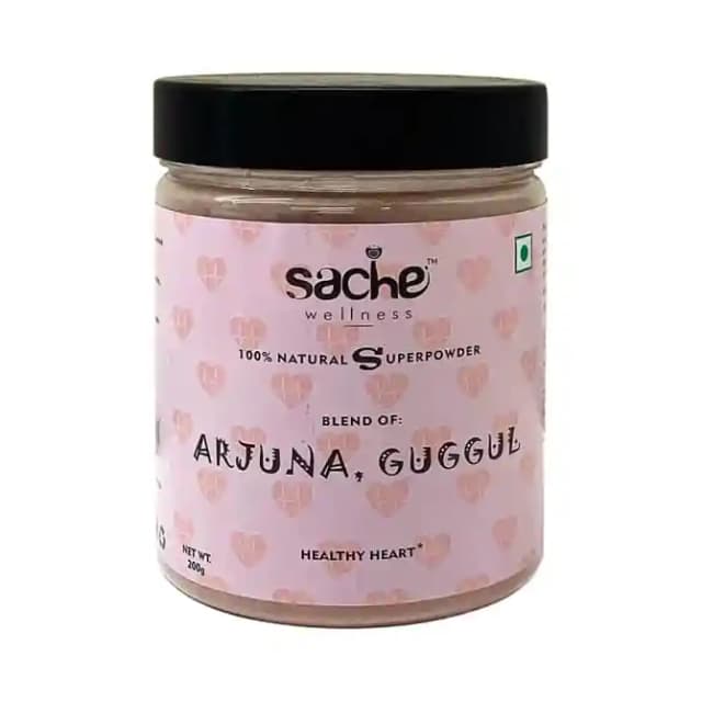 Sache Wellness Blend of Arjuna, Guggul (1 Jar Of 200 gm Powder)