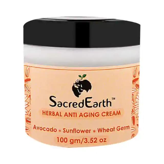 SacredEarth Herbal Anti Aging Cream (1 Jar Of 100 gm Cream)