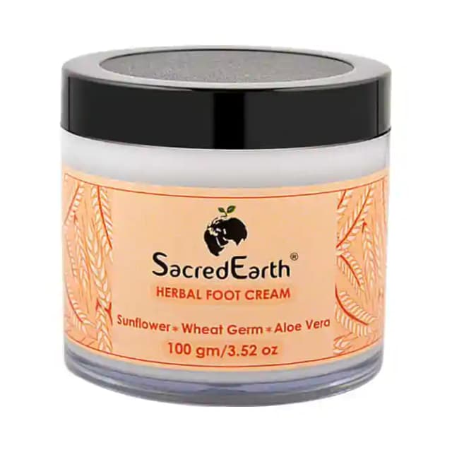 SacredEarth Herbal Foot Cream (1 Jar Of 100 gm Cream)