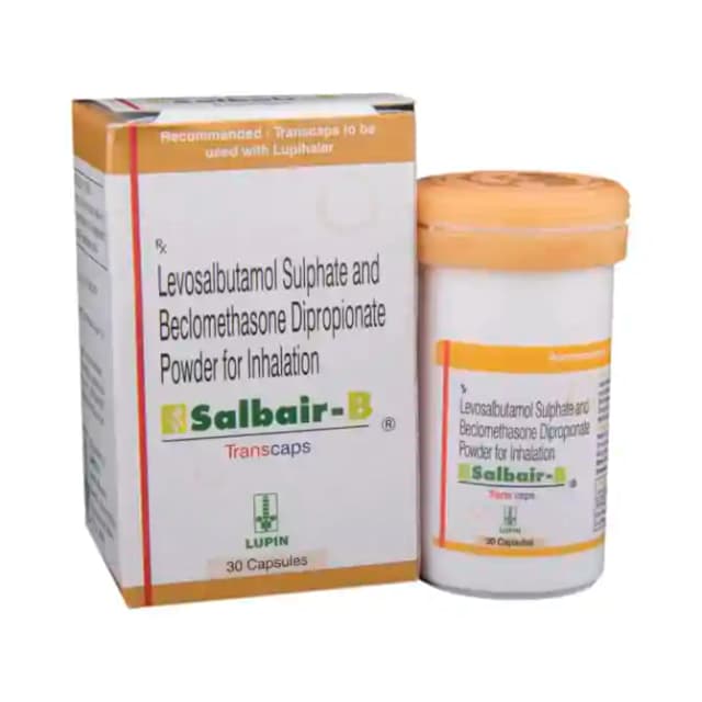 Salbair B 100mcg/100mcg Transcaps (30 transcaps in 1 bottle)