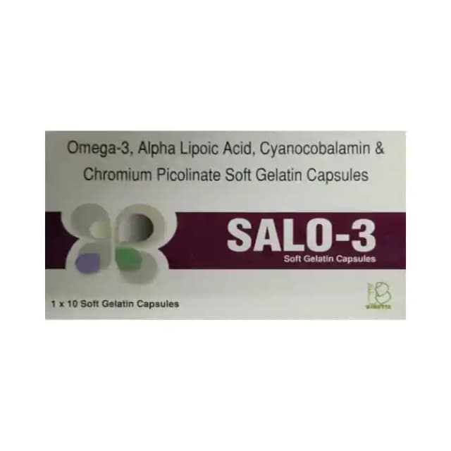 Salo 3 Soft Gelatin (1 Strip Of 10 soft gelatin capsules)