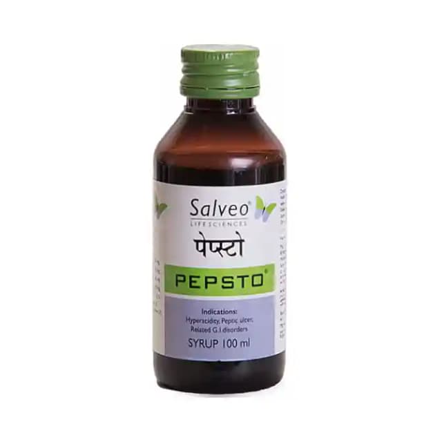 Salveo Pepsto Syrup (1 Bottle of 100 ml Syrup)