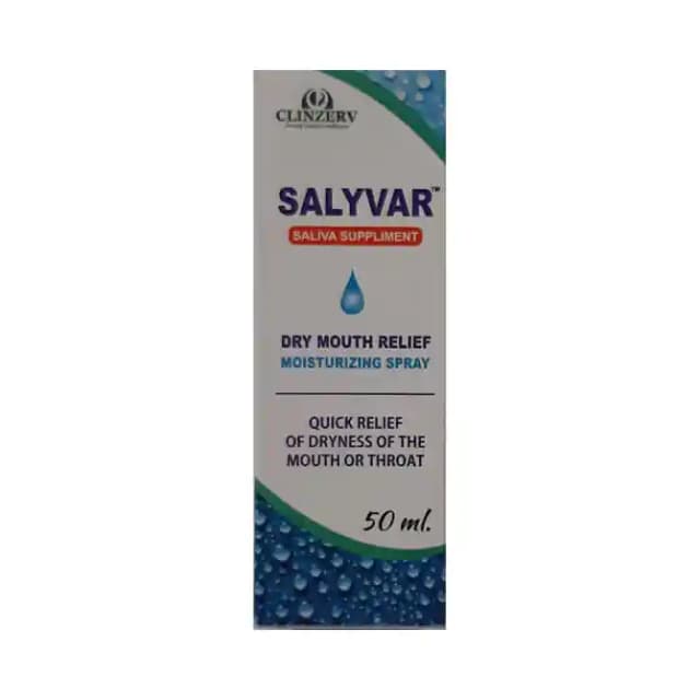 Salyvar Moisturizing Spray (1 Bottle of 50 ml Mouth Spray)