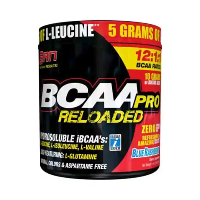 SAN BCAA PRO Reloaded Blue Raspberry (1 Box Of 0.25 lb Powder)
