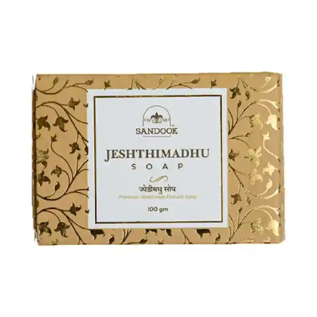 Sandook Soap Jeshthimadhu (1 Box Of 100 gm Soap)