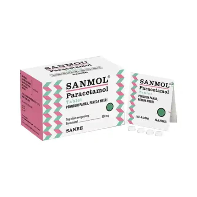 Sanmol 500mg (10 tablets in 1 strip)