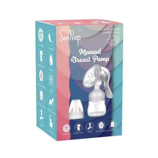 SanNap Manual Breast Pump (1 Box Of 1 Breast Pump)