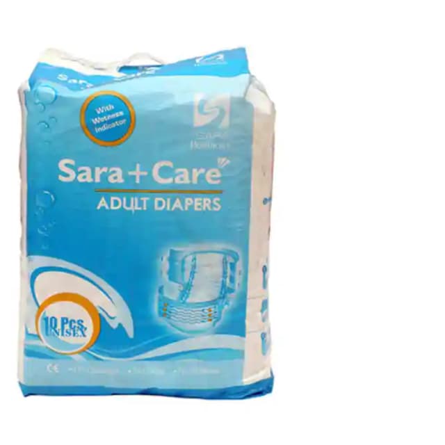 Sara+Care Adult Diaper XL (1 Packet Of 10 pieces)