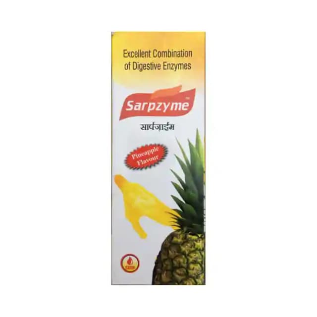 Sarpzyme Syrup Pineapple (1 Bottle of 200 ml Syrup)