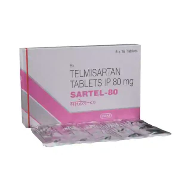 Sartel 80 (15 tablets in 1 strip)