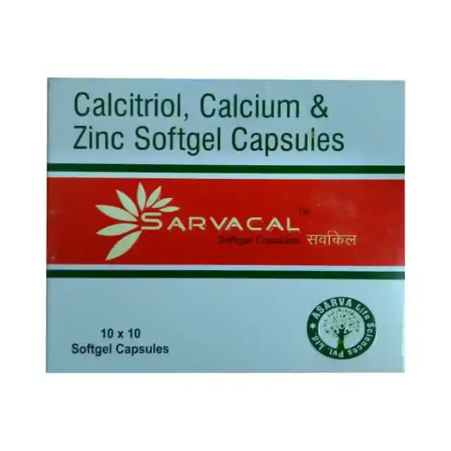 Sarvacal (1 Strip Of 10 capsules)