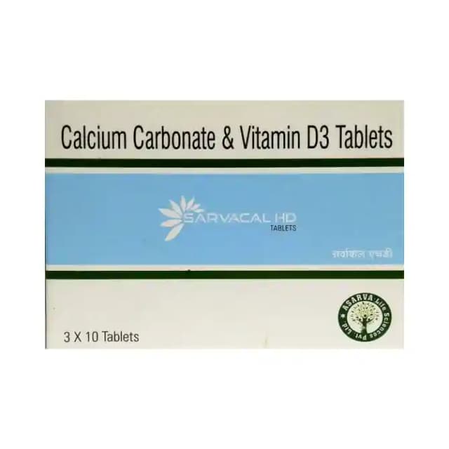Sarvacal HD (1 Strip Of 10 tablets)
