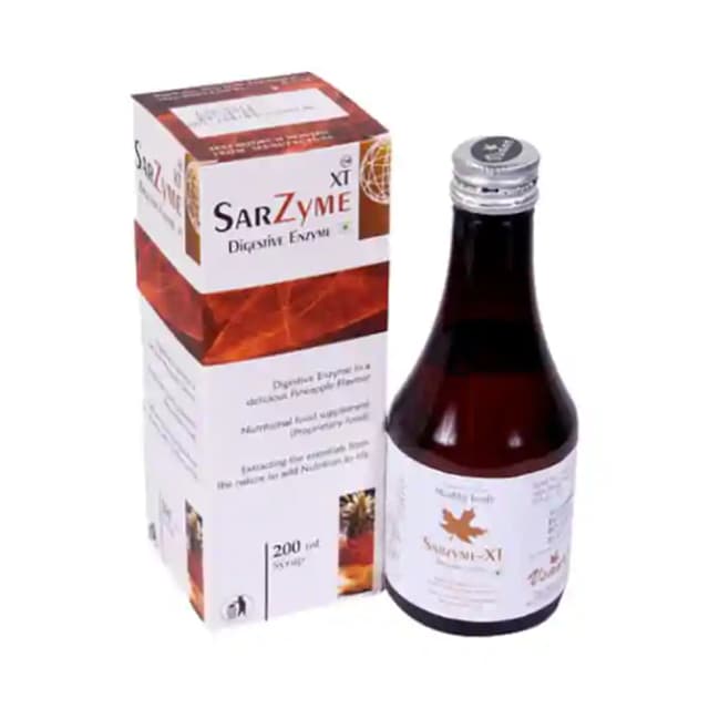 Sarzyme Syrup (1 Bottle of 200 ml Syrup)
