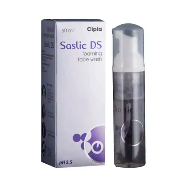 Saslic DS Foaming Face Wash (1 Bottle of 60 ml Face Wash)