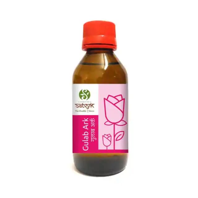 Satvyk Gulab Ark (1 Bottle of 100 ml Ark)