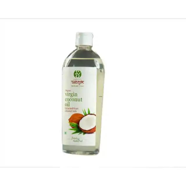 Satvyk Organic Virgin Coconut Oil (1 Bottle of 500 ml Oil)